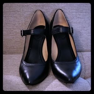 Frye Regina wedge Mary Jane pointy toe 8M